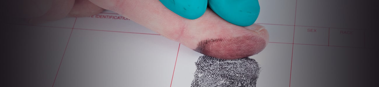 Banner picture of fingerprint
